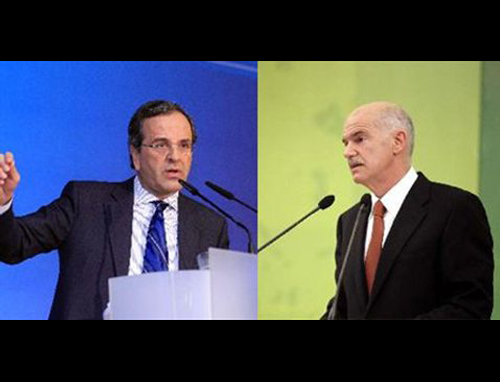 Πρώτη σκληρή «μονομαχία» Παπανδρέου – Σαμαρά εν όψει των εκλογών