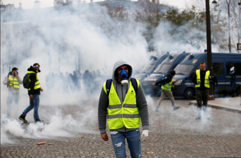 Παρίσι: 133 τραυματίες μετά την κινητοποίηση των «κίτρινων γιλέκων»
