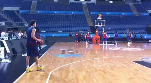 Προπόνηση Μπαρτσελόνα στο sports.in.gr