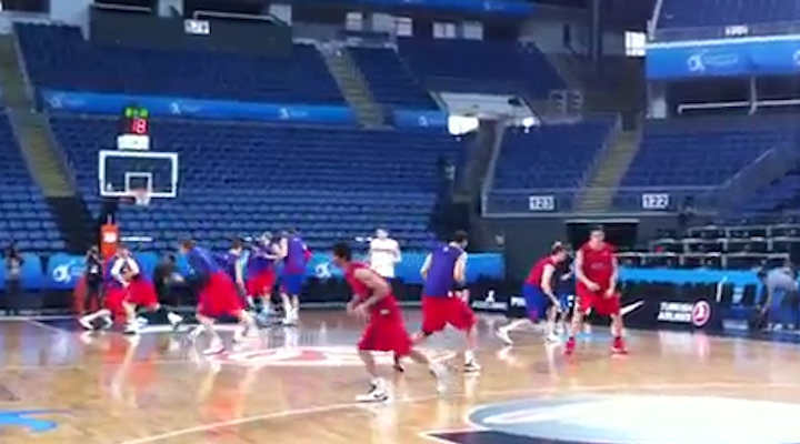 Προπόνηση ΤΣΣΚΑ στο in.gr