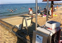 Λουόμενοι εμπόδισαν την τοποθέτηση ράμπας αναπήρων στη θάλασσα