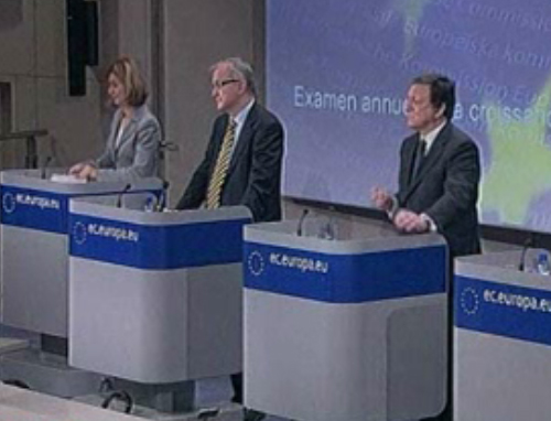 «Είναι σημαντικό οι ευρωπαϊκές κυβερνήσεις να διασφαλίσουν ότι δεν είναι οι χρηματαγορές που αποφασίζουν»,δήλωσε  ο Όλι Ρεν