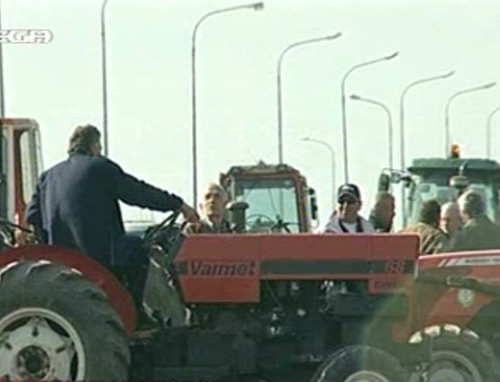 Μπλόκο στην Εγνατία Οδό