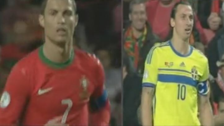 Κόβει την ανάσα η «μονομαχία» Ιμπραΐμοβιτς – Ρονάλντο