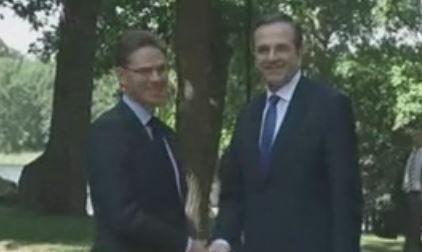 Με τον φινλανδό ομόλογό του συναντήθηκε ο Αντώνης Σαμαράς στο Ελσίνκι