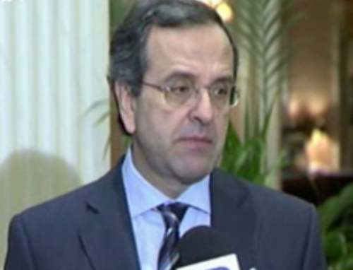 Με τον Ευρωπαίο επίτροπο Μισέλ Μπαρνιέ συναντήθηκε ο Αντώνης Σαμαράς