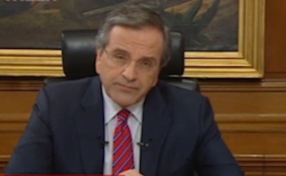 Σαμαράς: Η ευθύνη βαρύνει όσους δεν ψηφίσουν Πρόεδρο