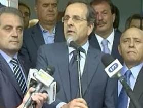 Επίθεση Σαμαρά στον πρωθυπουργό και κάλεσμα στους πολίτες για μαζική συμμετοχή στις εκλογές