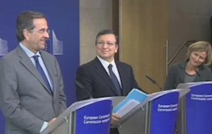 Σαμαράς προς Μπαρόζο: Οχι λιτότητα, περισσότερη ανάπτυξη