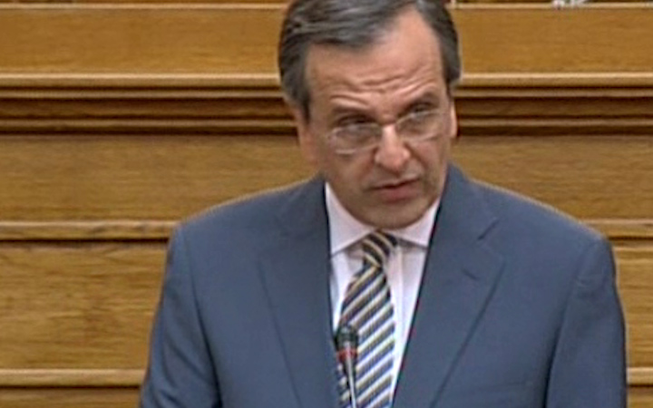Σαμαράς: «Εμείς δεν λέγαμε «λεφτά υπάρχουν»»