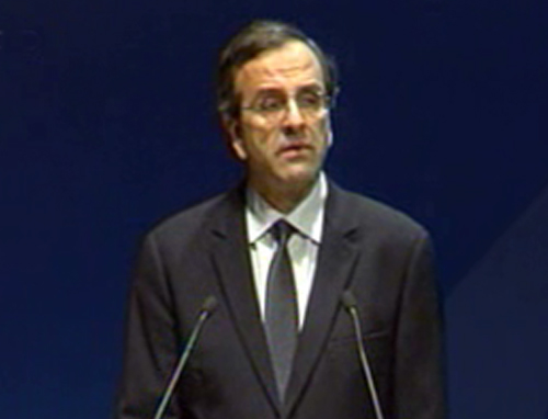 Το «όχι» της ΝΔ στα μέτρα εξήγησε ο Αντ.Σαμαράς στη συνέλευση του ΣΕΒ