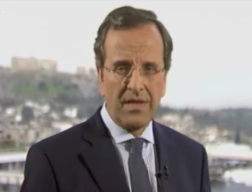 «Ψηφίστε ελπίδα» ζητά από τους ψηφοφόρους ο Αντώνης Σαμαράς