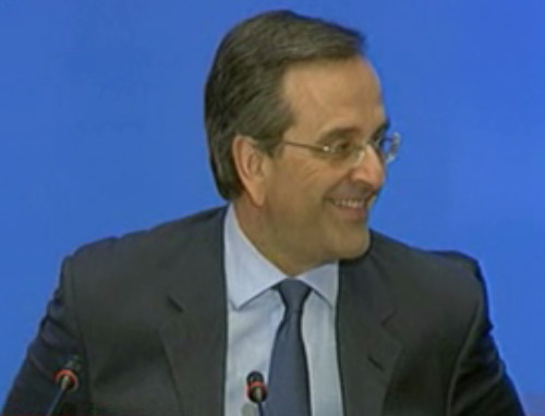 Τις θέσεις της ΝΔ για την οικονομία και την έξοδο από την κρίση παρουσίασε  ο Αντώνης Σαμαράς