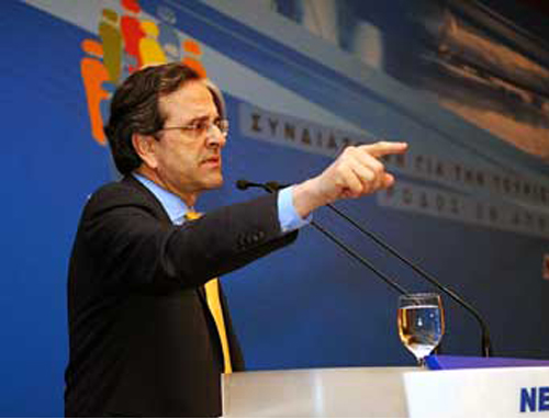 Στόχος μας να βγούμε από τον έλεγχο του ΔΝΤ μια ώρα αρχύτερα, λέει ο Αντ.Σαμαράς