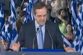 Ο Αντ.Σαμαράς από την ομιλία στη Θήβα