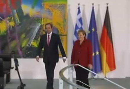 Τα βλέμματα στο Βερολίνο ενόψει της συνάντησης Μέρκελ-Σαμαρά