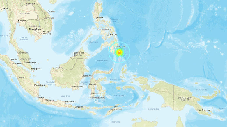 Φιλιππίνες: Ισχυρός σεισμός 6,9 Ρίχτερ στη νήσο Μιναντάο