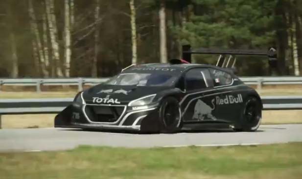 Oι πρώτες δοκιμές του S. Loeb με το Peugeot 208 T16 Pikes Peak