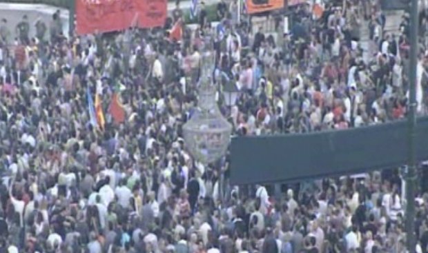 Εκτη μέρα συγκεντρώσεων των «Αγανακτισμένων»