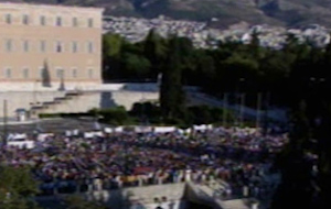 Συγκέντρωση διαμαρτυρίας ιδιοκτητών ταξί στη Βουλή