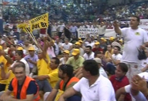 Από την συγκέντρωση των ιδιοκτητών ταξί στο Ιβανώφειο