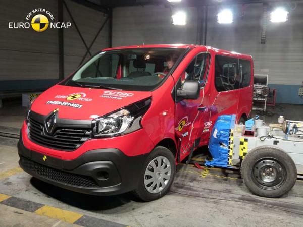 Οι δοκιμές πρόσκρουσης του Renault Trafic από το EuroNCAP