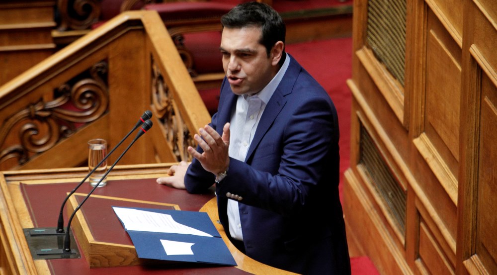 Why is Alexis Tsipras annoyed?