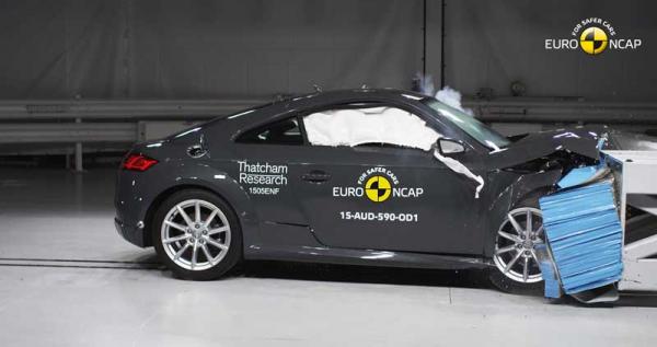 Οι δοκιμές πρόσκρουσης του Audi TT από το EuroNCAP