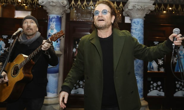Οι U2 έλαβαν μέρος σε συναυλία για αστέγους στο Δουβλίνο