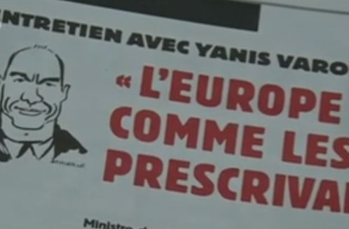 Ο Γ.Βαρουφάκης στο Charlie Hebdo
