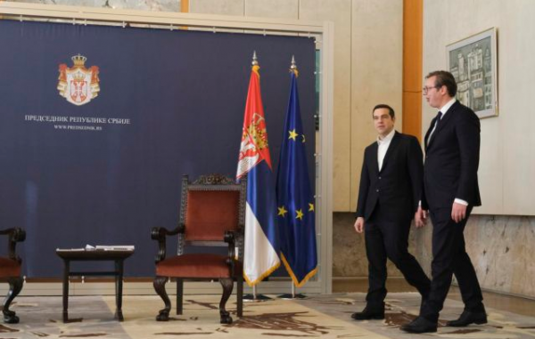 Τσίπρας από Βελιγράδι: Η Ελλάδα παίζει σταθεροποιητικό ρόλο στα Βαλκάνια