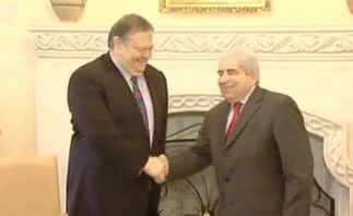 Συνάντηση Ευ. Βενιζέλου – Δ. Χριστόφια στην Κύπρο