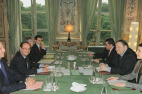 Ουσιαστικό ενδιαφέρον Ολάντ για την Ελλάδα διαπίστωσε ο Ευ.Βενιζέλος