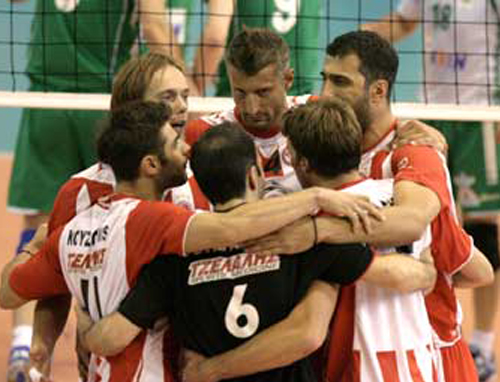 «Μπρέικ» τίτλου στη Γλυφάδα ο Ολυμπιακός με 3-2 σετ επί του Παναθηναϊκού