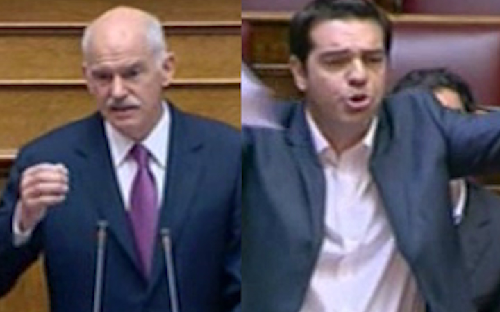 Αντιπαράθεση Παπανδρέου-Τσίπρα για το νέο δανεισμό