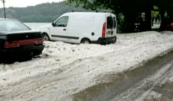Καταστροφές από ξαφνική χαλαζόπτωση σε Κοζάνη και Καστοριά