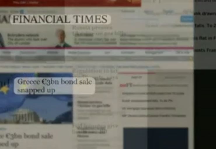 Τα ξένα ΜΜΕ για την επιστροφή της Ελλάδας στις αγορές