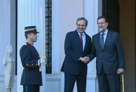 Συνάντηση Σαμαρά Ραχόι στην Αθήνα