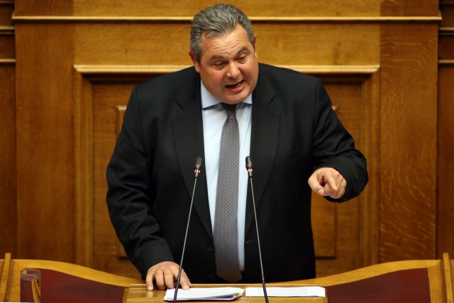 Καμμένος: Όταν έρθει το Σκοπιανό, θα δούμε ποιος θα αναλάβει την ευθύνη