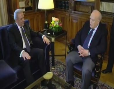 Συνάντηση Παπούλια με Αβραμόπουλο