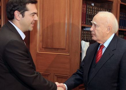 Στον Πρόεδρο της Δημοκρατίας ο Αλέξης Τσίπρας
