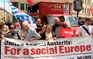 Συγκέντρωση αλληλεγγύης προς την Ελλάδα σε ευρωπαϊκές πόλεις