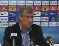 «Με βαριά καρδιά» είπε ο Σάντος ότι φεύγει από την Εθνική