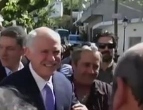 Εμφάνιση του Γιώργου Παπανδρέου στα Ανώγεια της Κρήτης