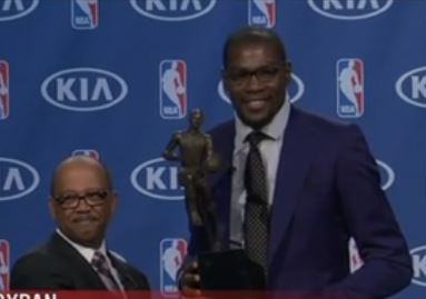 Ο Κέβιν Ντουράντ MVP του NBA