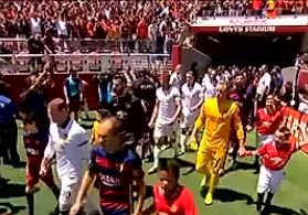 Η Μάντσεστερ Γιουνάιτεντ νίκησε 3-1 την Μπαρτσελόνα