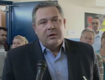 Π.Καμμένος: Ψηφίζουμε για την κατεύθυνση που πρέπει να πάρει ο τόπος