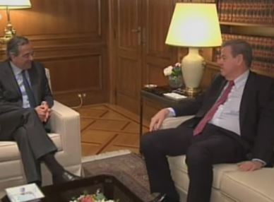 Συνάντηση Σαμαρά-Κεφαλογιάννη με εκπρόσωπο της TUI