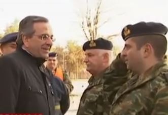 Σε στρατόπεδο στον Έβρο βρέθηκε ο Αντώνης Σαμαράς