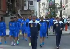 «Ξεμούδιασμα» με βόλτα στην Φιλαδέλφεια για τους διεθνείς